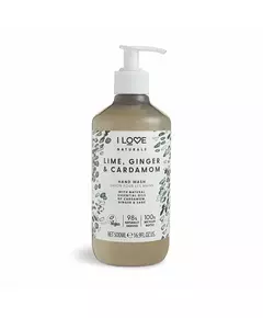 I Love Naturals Collection Lime Ginger & Cardamom Cleansing Liquid Soap For Hands, 500 ml