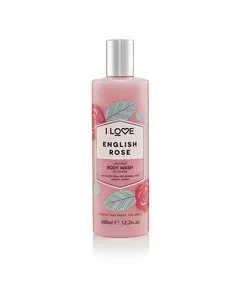 I Love English Rose Hydrating Shower Gel, 360 ml