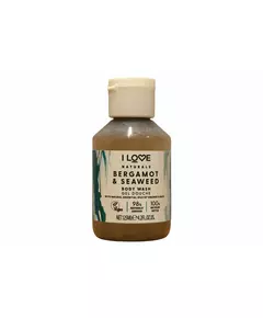 I Love Naturals Collection Bergamot & Seaweed Hydrating Shower Gel For All Skin Types, 125 ml