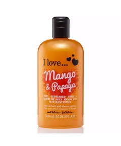 I Love Mango & Papaya Cleansing Shower Gel, 500 ml