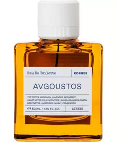 Korres Avgoustos Eau De Toilette Unisex, 50 ml