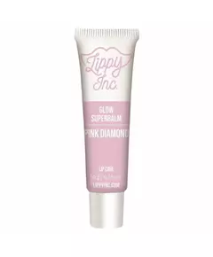 Lippy Inc. Glow Superbalm Pink Diamond Lippenbalsam Rosa Diamant, 10 g