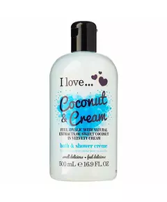 I Love Coconut & Cream Nourishing Shower Cream, 500 ml