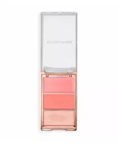 Blush and Highlighter Palette Makeup Revolution Icon Blush Authentic Peach, 11.5 g