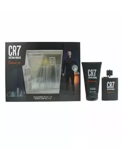 Set Cristiano Ronaldo: CR7 Game On Eau De Toilette For Men 50 ml + CR7 Game On Shower Gel Body, 50 ml