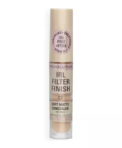 Makeup Revolution IRL Filter Finish Dunkle Flecken abdecken Creme-Concealer C7, 6 g