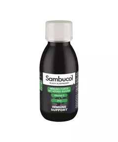 Sambucol Immuno Forte Sugar Free Black Eldeberry Vitamin C & Zinc Support The Immune System Syrup, 120 ml
