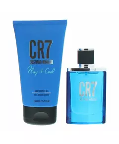 Set Cristiano Ronaldo: CR7 Play It Cool Eau De Toilette For Men 30 ml + CR7 Play It Cool Cleansing Shower Gel For All Skin Types, 30 ml