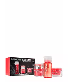 Set Rodial: Dragon's Blood Intense Hydration Cream For Face 50 ml + Dragon's Blood Sculpting Gel For Face 50 ml + Dragon's Blood Purifying Micellar Water For All Skin Types, 50 ml