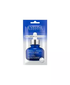 Eveline Cosmetics Therapy Professional Acide hyaluronique Hydratation intense Masque crème Pour le visage, 8 ml