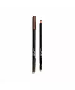 Gosh Gosh Double-Ended Eyebrow Cream Pencil & Brush 2-In-1 4 Mahogany, 1.2 g