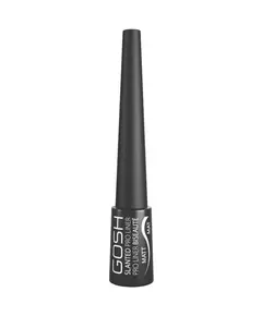 Gosh Slanted Pro Liquid Eyeliner 002 Matte Black, 3 ml