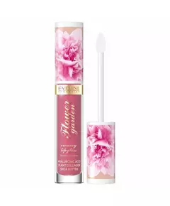 Eveline Cosmetics Flower Garden Brillant Gloss à lèvres 03 Magnolia Charm, 4,5 ml