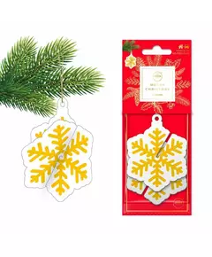Aroma Car Xmas 3D Snowflake Zimt Raumlufterfrischer