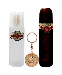 Set Cuba: Royal Eau De Toilette For Men 100 ml + Royal After-Shave Lotion 100 ml + Cuba Keyrings & Keychains, 100 ml