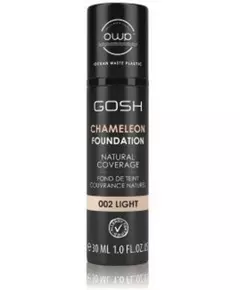 Gosh Chameleon Natural Liquid Foundation 002 Light, 30 ml