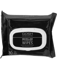 Gosh Donoderm Makeup Remover Wipes, 20 pcs