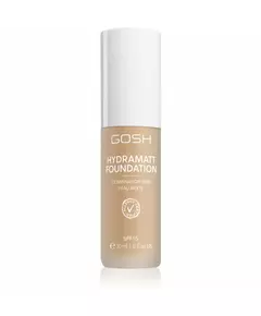 Gosh Base de maquillage HYDRAMATT SPF15 #006-lumière moyenne-neutre, 30 ml