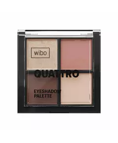 Wibo Quattro Lidschattenpalette 01 4 Schattierungen, 6 g