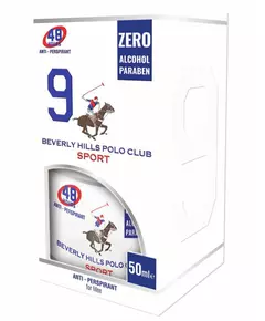 Beverly Hills Polo Club 1982 - Sport 9 Anti-Perspirant Deodorant Spray For Men, 50 ml