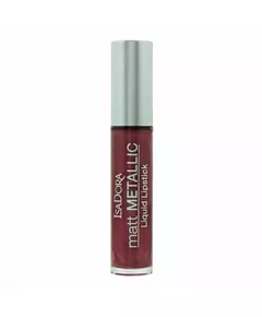 IsaDora Matt Metallic Flüssiger Lippenstift 83 Burgundy Bite, 7 ml
