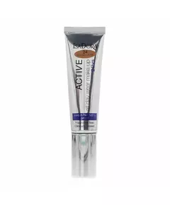 IsaDora 24 Hrs Active Natural Liquid Foundation 24 Golden Olive, 35 ml
