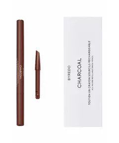 Duo Set Byredo All-In-One Augenbrauenstift Augenbrauencreme-Stift & Bürste 2-in-1 04 Holzkohle 2 stk, 2 × 0,2 g
