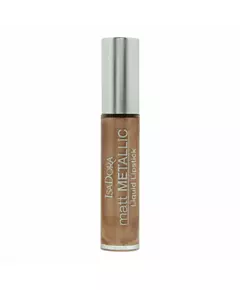 IsaDora Matt Metallic Hydration Flüssiger Lippenstift 80 Goldgräber, 7 ml