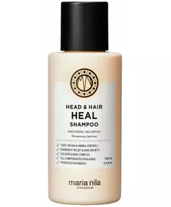 Maria Nila Head & Hair Heal Extrait d'Aloe vera Shampooing Revigorant et apaisant, 100 ml