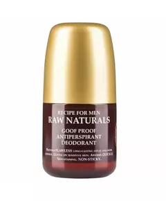 Raw Naturals Goof Proof Anti-Irritation Antiperspirant For Men, 60 ml