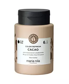 Maria Nila Colour Refresh Masque crème colorant pour cheveux Colour 6.00 Cacao, 100 ml