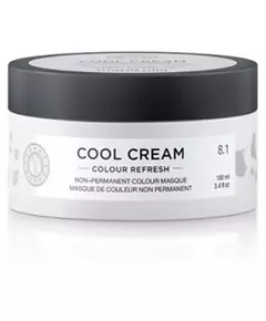 Maria Nila Colour Refresh Masque crème colorant pour cheveux Colour 8.1 Cool Cream, 100 ml