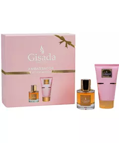 Gisada Ambassador Women Gift Set EDP 50 ml and Shower Gel, 2 pcs