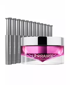 Set La Prairie: Platinum Rare Haute-Rejuvenation Rejuvenating Night Cream Mask For Face 20 ml + Platinum Rare Haute-Rejuvenation Rejuvenating Night Serum For Face, 12 × 0,7 ml