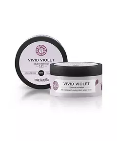 Maria Nila Colour Refresh Végan Masque crème colorant pour cheveux Pour rafraîchir la couleur 0.22 Vivid Violet, 100 ml