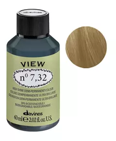 Davines View Demi-permanente Haarfarbe 7.32, 60 ml
