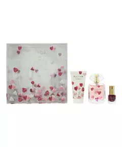 Set Escada: Celebrate N.O.W. Eau De Parfum For Women 50 ml + Celebrate N.O.W. Hydrating Body Lotion 50 ml + Celebrate N.O.W. Nail Polish Intense Plump, 50 ml