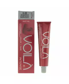 Intercosmo Voila 3C Intense Permanente Haarfarbe 4.55 Medium Brown Intense Mahogany, 60 ml