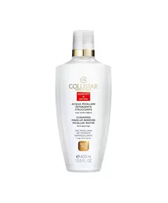 Collistar Aacqua Micellare Detergente Struccante Makeup Removing Micellar Water For All Skin Types, 400 ml