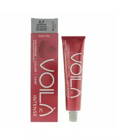 Intercosmo Voila 3C Intense Eau Teinture permanente pour cheveux 2.7 Dark China Blue, 60 ml