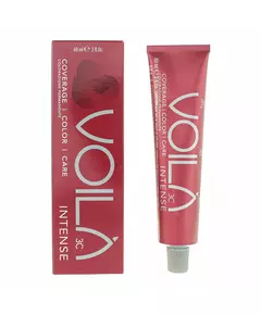 Intercosmo Voila 3C Intense Teinture permanente pour cheveux 3.00 Dark Mediterranean Brown, 60 ml