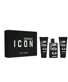 Icon Pour Homme Gift Set EDP 100 ml, shower gel 100 ml and aftershave balm, 100 ml