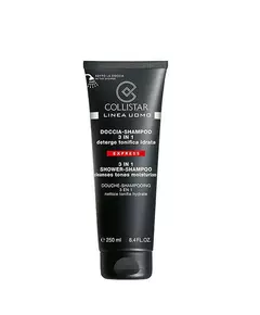 Collistar Uomo Hair Shampoo Conditioner & Shower Gel 3-In-1 Cleaning, 250 ml