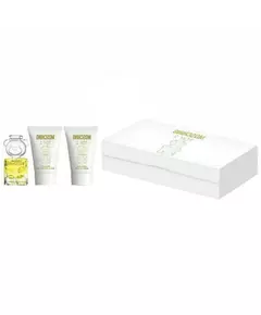 Set Moschino: Toy 2 Eau De Parfum For Women 50 ml + Toy 2 Shower Gel For All Skin Types 50 ml + Toy 2 Hydrating Body Lotion, 50 ml
