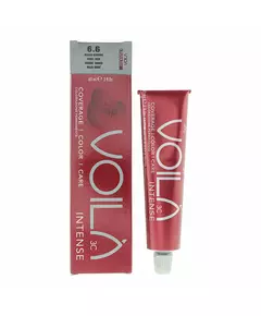 Intercosmo Voila 3C Intense Sans ammoniaque Teinture permanente pour cheveux 6.6 Ruby Red, 60 ml