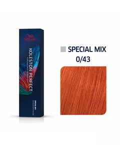 Wella Professionals Koleston Perfect Special Mix Teinture permanente pour cheveux 0/43 Golden Red, 60 ml