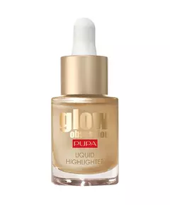 Pupa Glow Obsession Parabenfrei Erleuchtend Flüssiger Highlighter 100 Sonnenaufgang Für das Gesicht, 13,5 ml