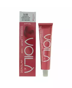 Intercosmo Voila 3C Intense Permanente Haarfarbe 5.53 Light Mahogany Golden Brown, 60 ml