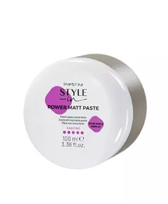 Pâte coiffante matifiante pour cheveux Inebrya Style-In Extra Strong Hold, 100 ml