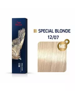 Wella Professionals Koleston Perfect Me+ Teinture permanente pour cheveux 12/07, 60 ml
